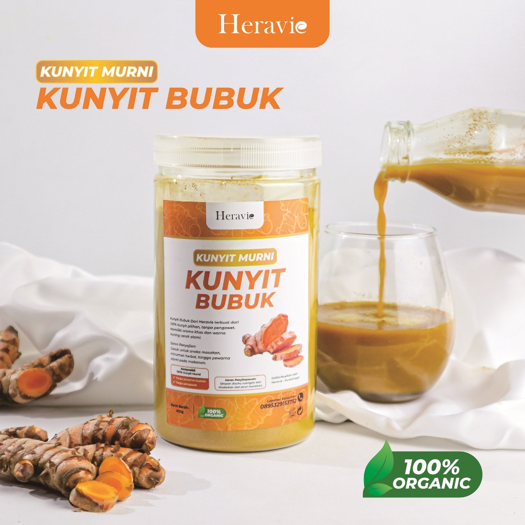 

Kunyit Bubuk Turmeric Powder Original Isi 400 Gram