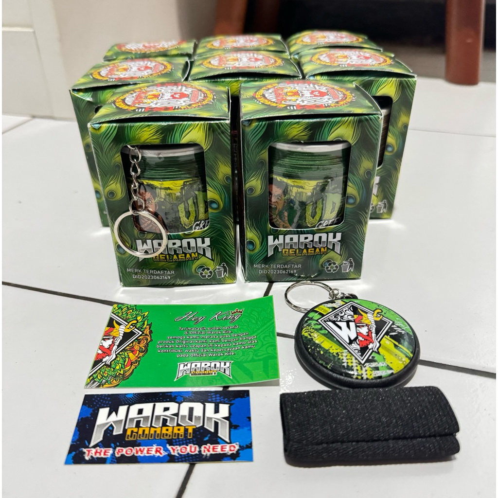 Gelasan Warok Udhix Matot bahan hijau original