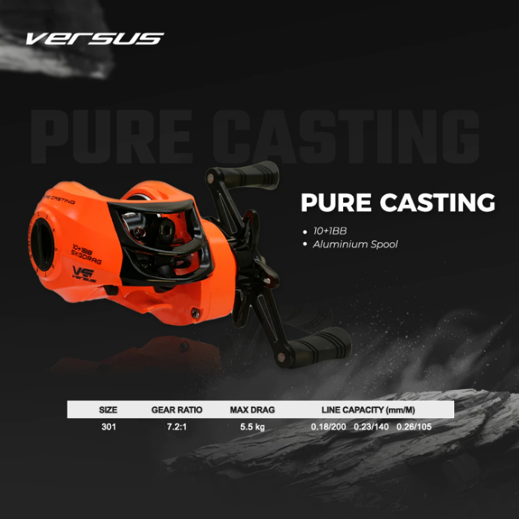 VERSUS | REEL BC BAITCASTING 10+1BB