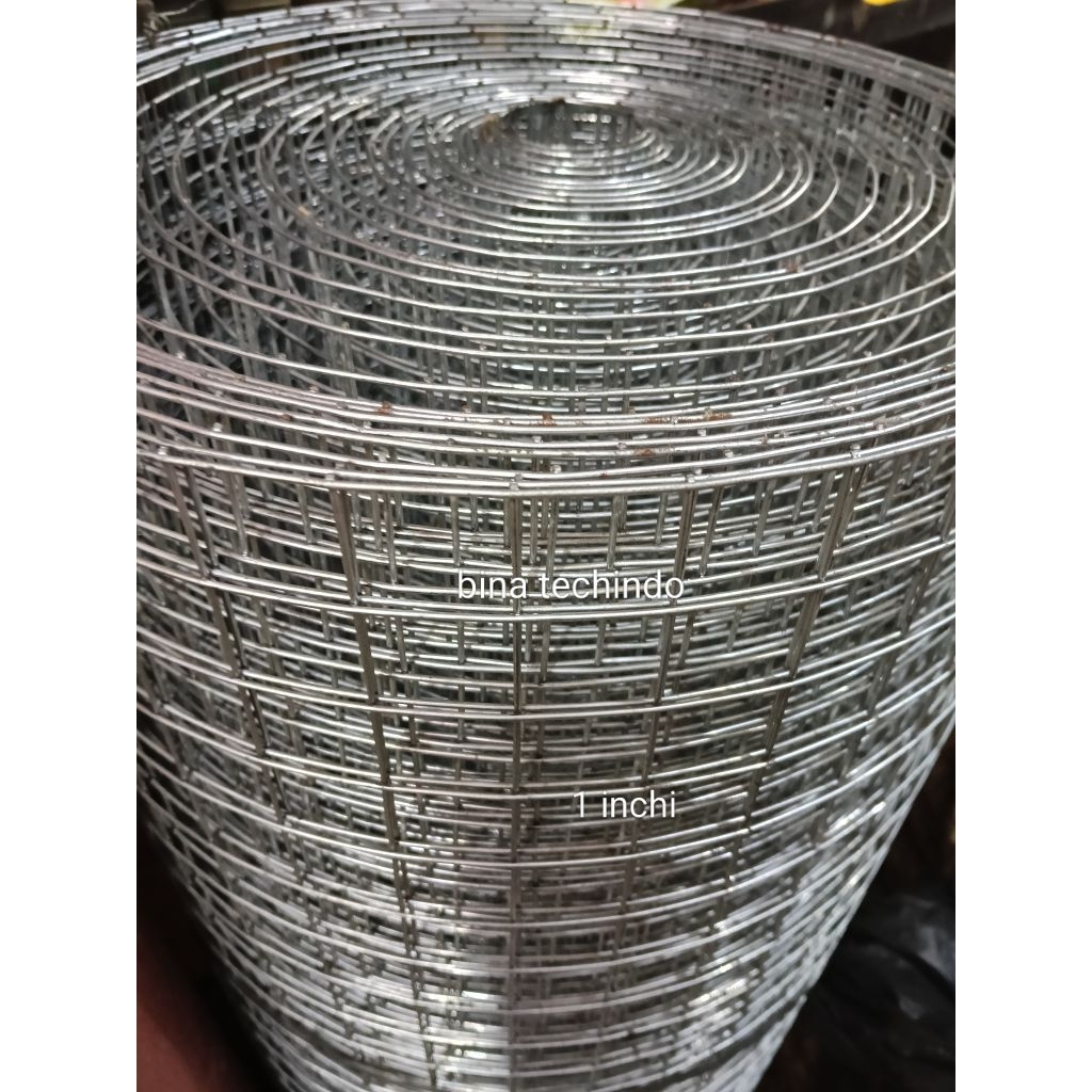 KAWAT LOKET GALVANIS PVC 1 INCHI. KAWAT LOKET GALVANIS PUTIH 1INCHI. KAWAT KANDANG AYAM. KAWAT RAM.