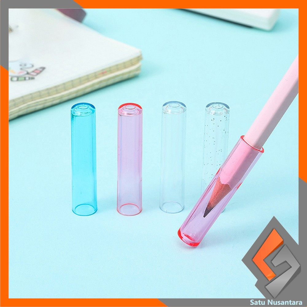 

SN-A124 Tutup Pelindung Pensil Isi 6CPS Warna Warni / Penutup Ujung Pensil Transparan Anti Patah / Tutup Pensil Anak Sekolah