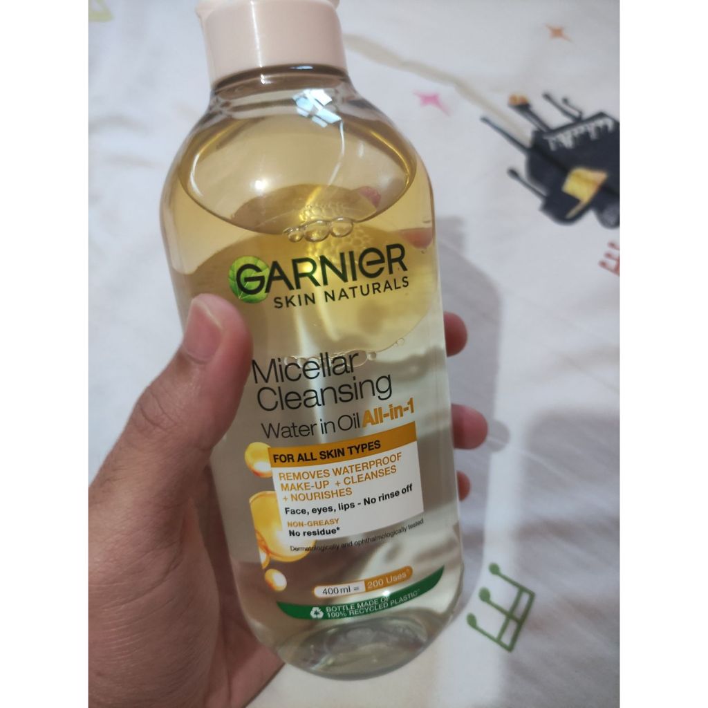 micellar garnier micellar water 400ml pembersih wajah
