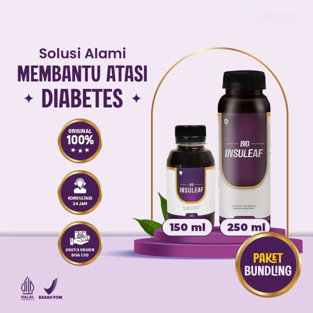 

Bio Insuleaf - Solusi Atasi Kencing Manis & Diabetes Paket Bundling