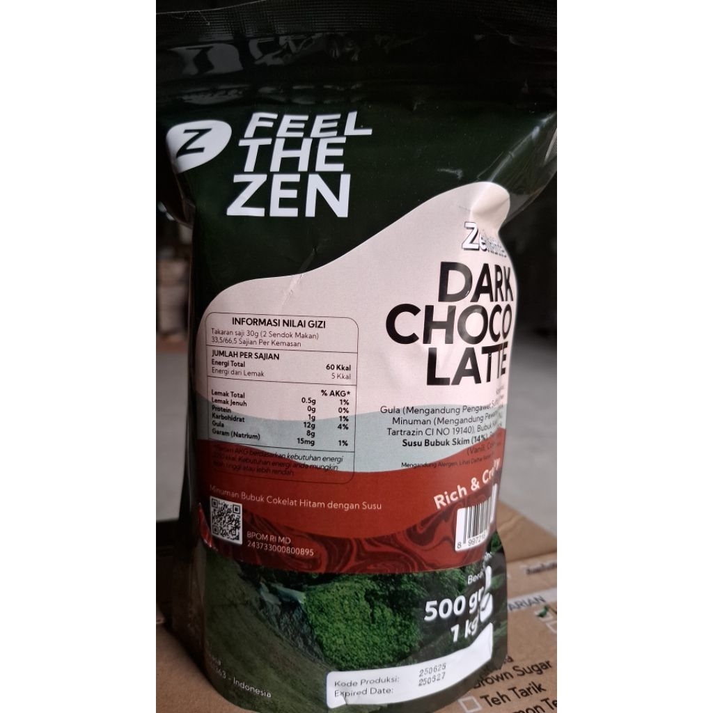 

ZENLATTE DARK CHOCO LATTE 500GR