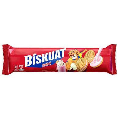 

BISKUAT SANDWICH KRIM STRAWBERRY 105 GR