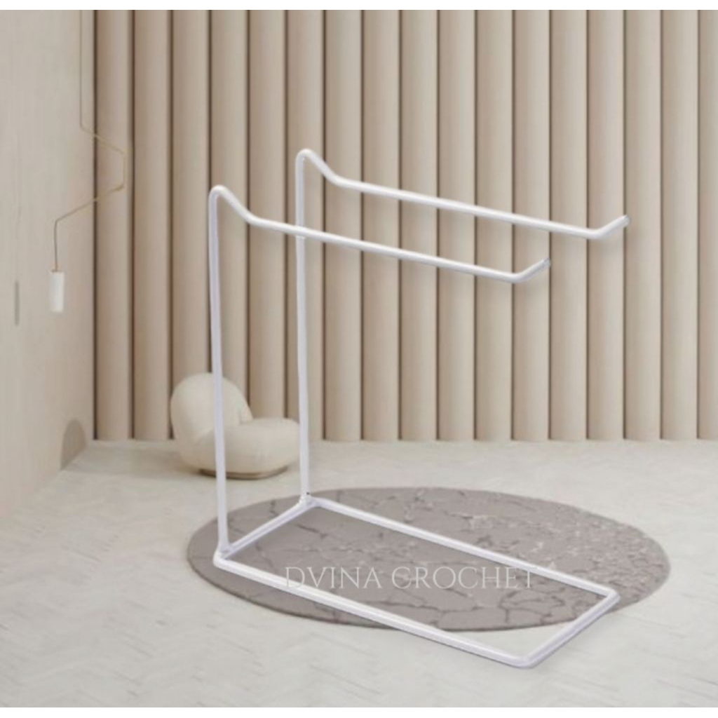 rak display aksesoris/rak display rangkap 2/rak gantungan kunci/rak strap