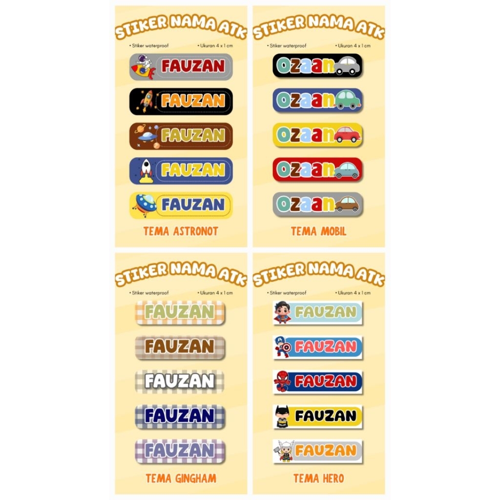 

STIKER NAMA ATK KISSCUT (hanya Nick Name)