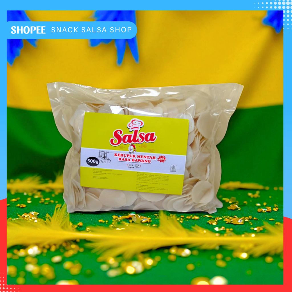 

Kerupuk Bawang Mentah Salsa 500gr | Warna-warni, Putih, Oren Praktis Tinggal Goreng, Kerupuk bibir