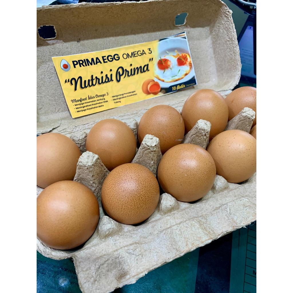 

[PRIMA EGG] TELUR AYAM OMEGA 3 PILIHAN FRESH DAN BERSIH PALU (10 BUTIR)