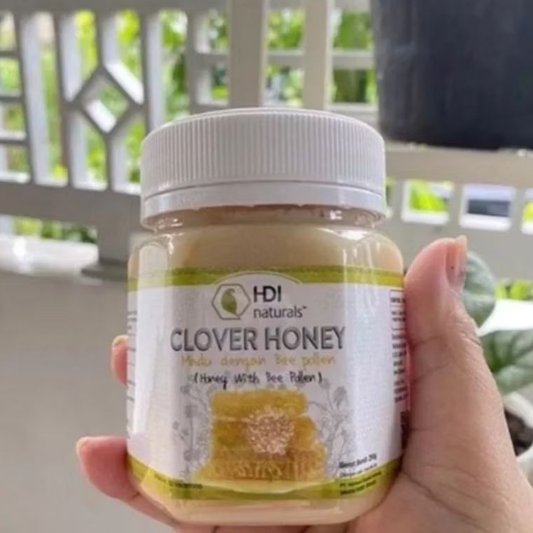 

Clover honey 250gr original exp 2028 + sendok kayu
