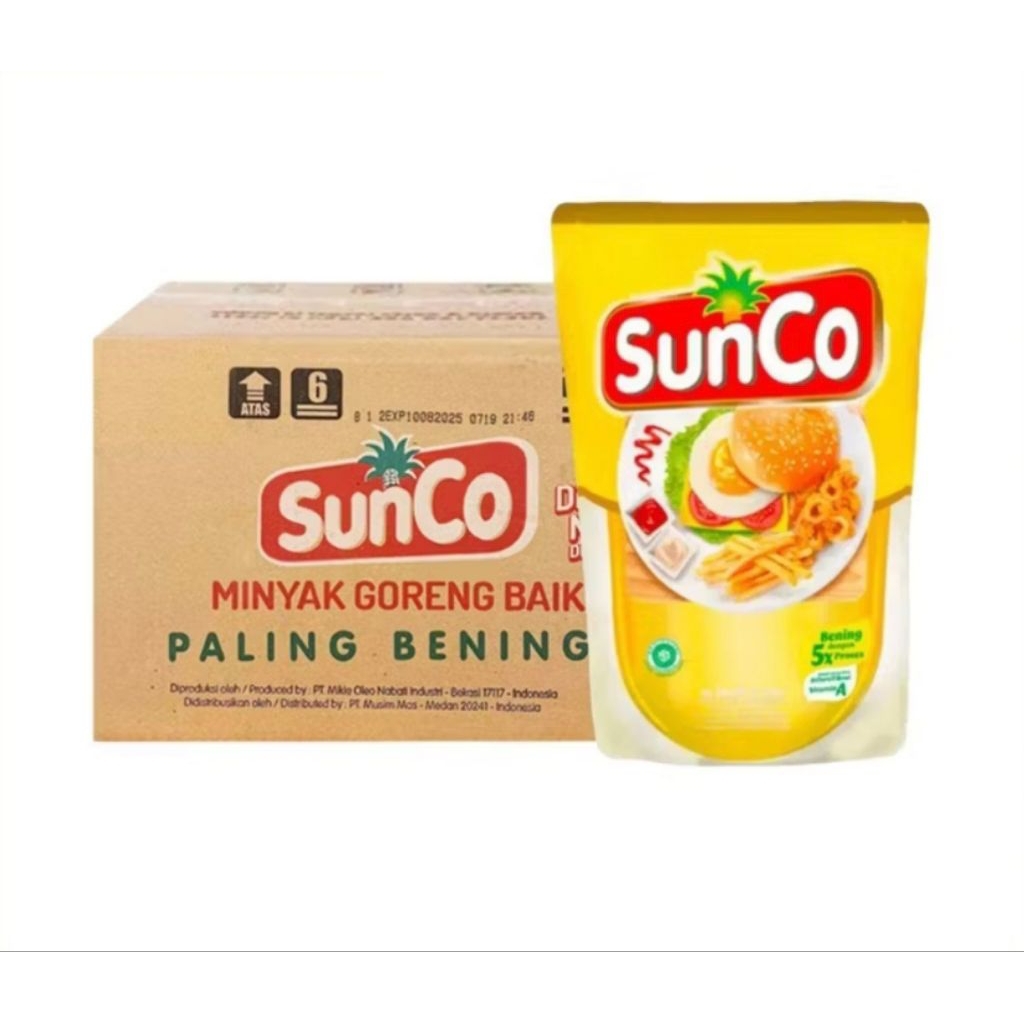 

Minyak Goreng Sunco 2L 1 Dus isi 6 Pcs