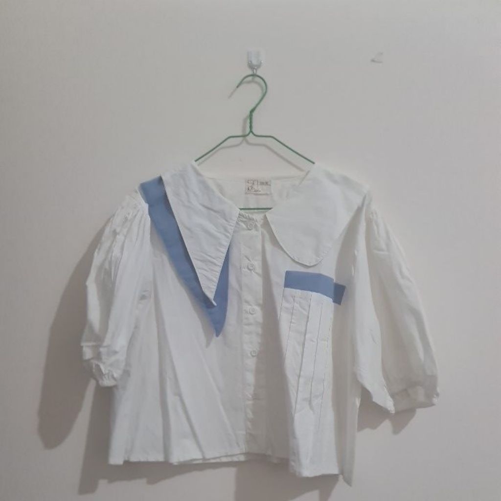 Bigsize midsize atasan putih LD120 prelov3d