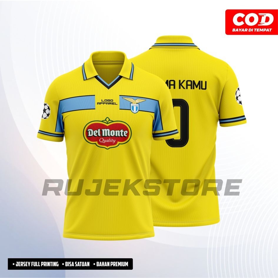 JERSEY LAZIO 1998/1999 AWAY UCL PRINTING