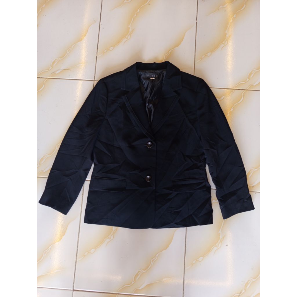 Blazer Hitam Wanita Jas Formal wanita