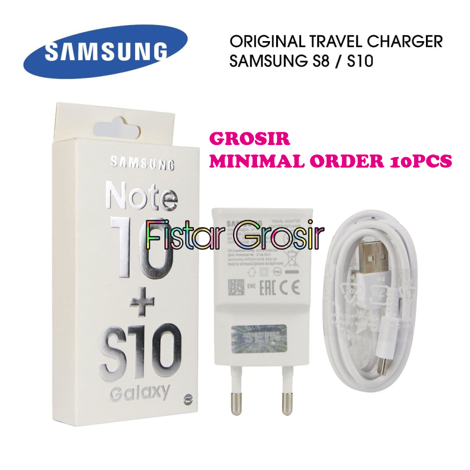Charger Samsung Type C / Tipe C S10 / S10+ / Note 10 / Note 10+ Fistar Grosir 1