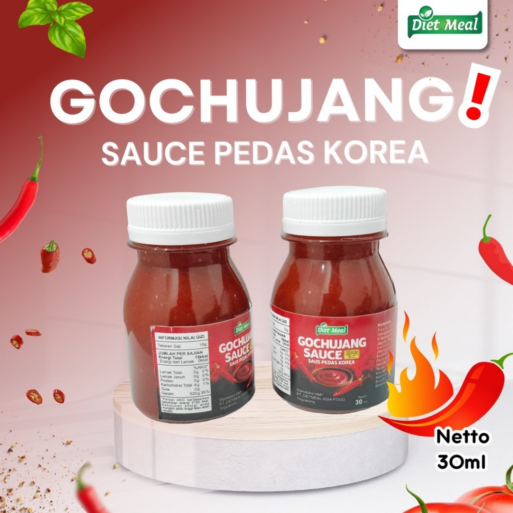 

Gochujang Sauce Dietmeal Saus Pedas Korea Botol 30ml