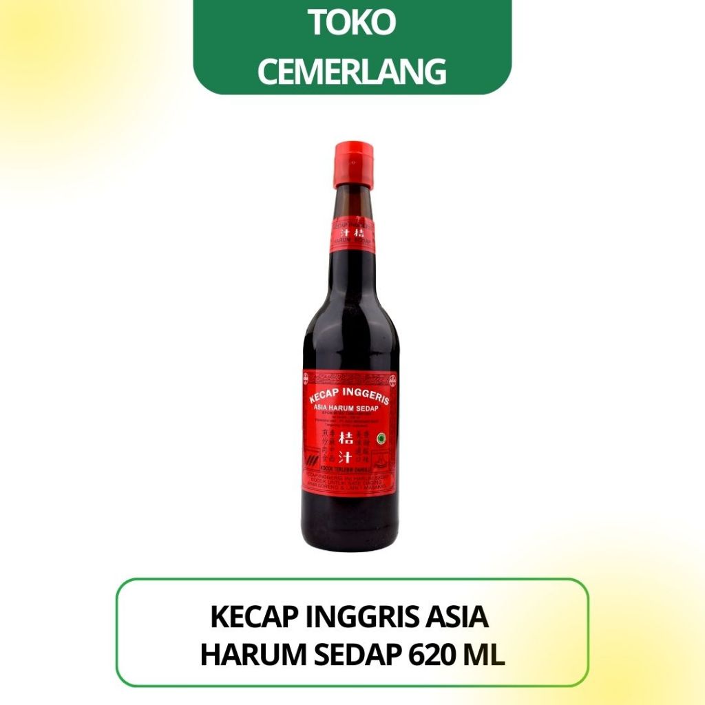 

Kecap Inggris Asia Harum Sedap 620 ml