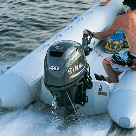 Mesin Tempel Perahu YAMAHA 15, 25, 40 PK Motor Outboard Kapal 2 TAK