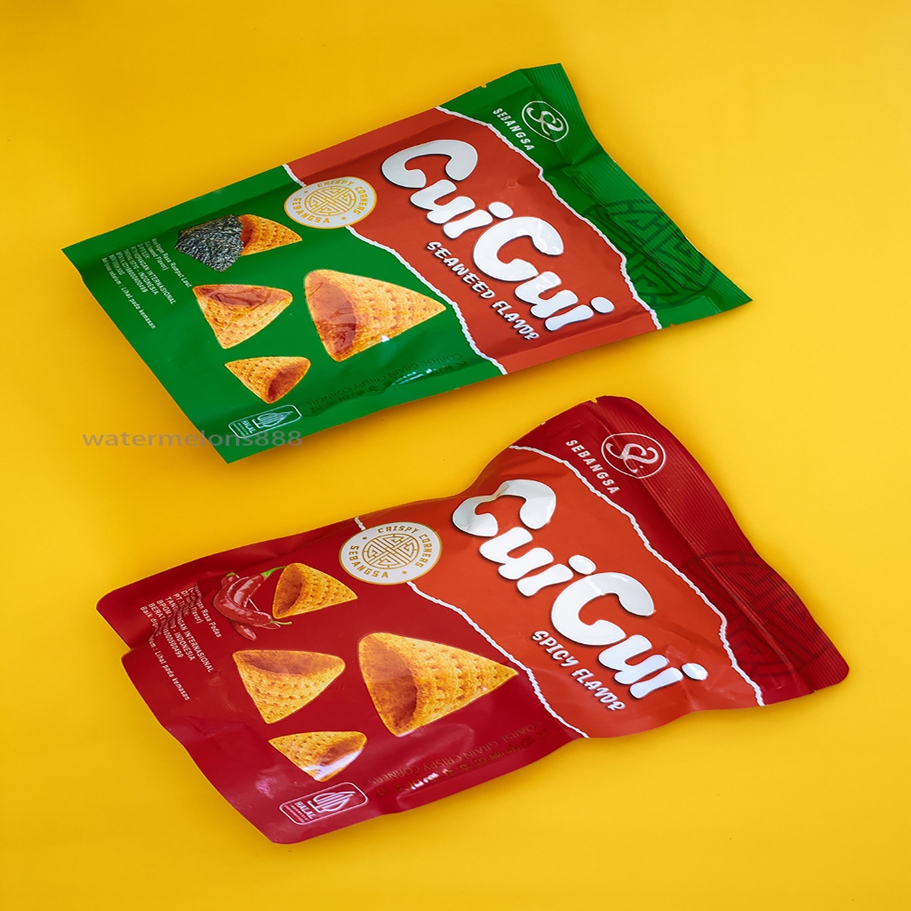 

Sebangsa CuiCui Keripik Jagung 70g Pedas Spicy dan Rumput Laut Seaweed Snack Renyah Enak Halal