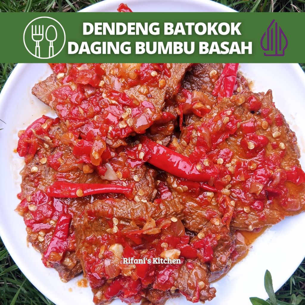 

Dendeng Daging Batokok (200gr) bumbu basah/dendeng padang/balado daging dendeng/dendeng basah/vakum retort