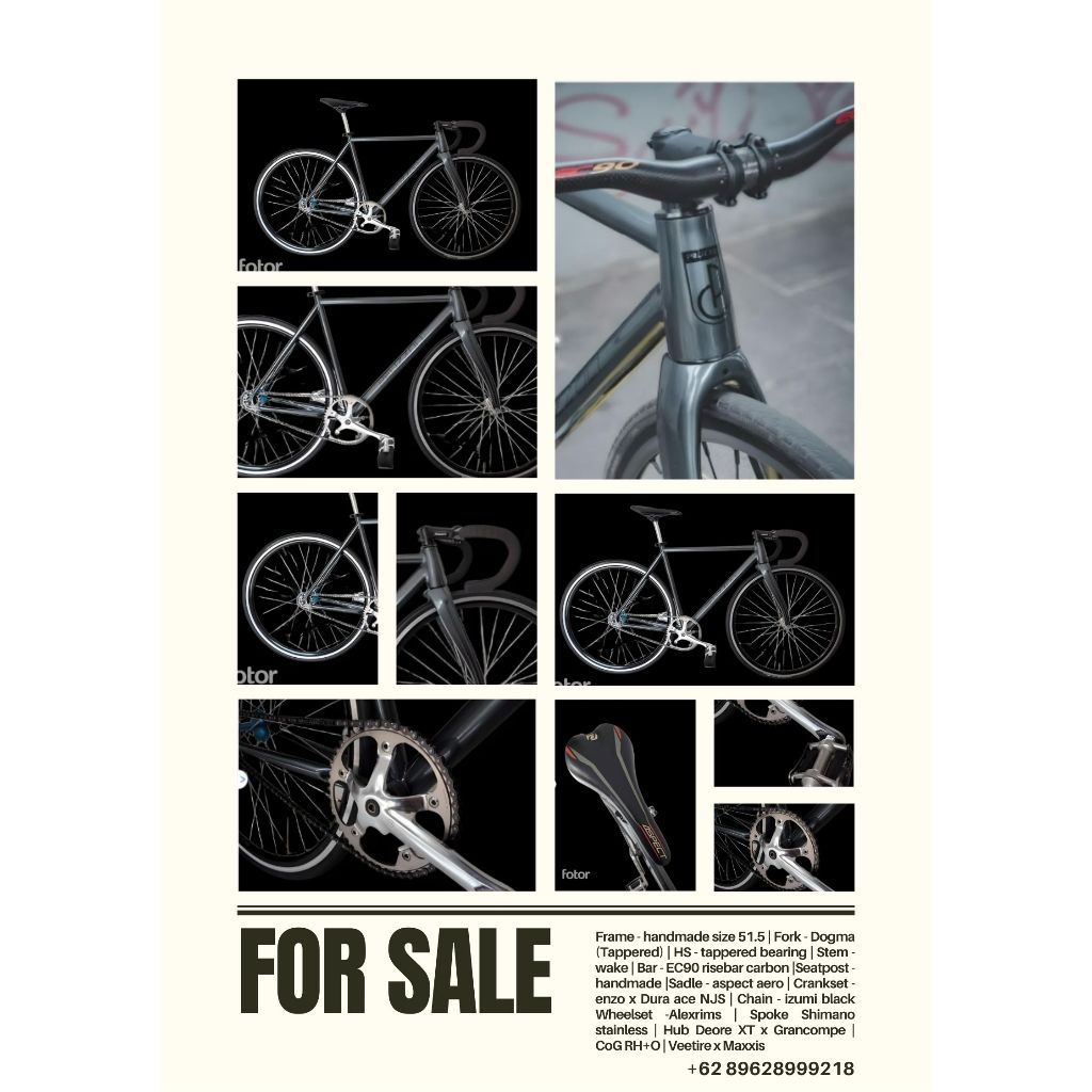 Sepeda Fixie / Sepeda Fixed Gear / Fixie / Fixed Gear / Fullbike Fixie / Fullbike Fixed Gear