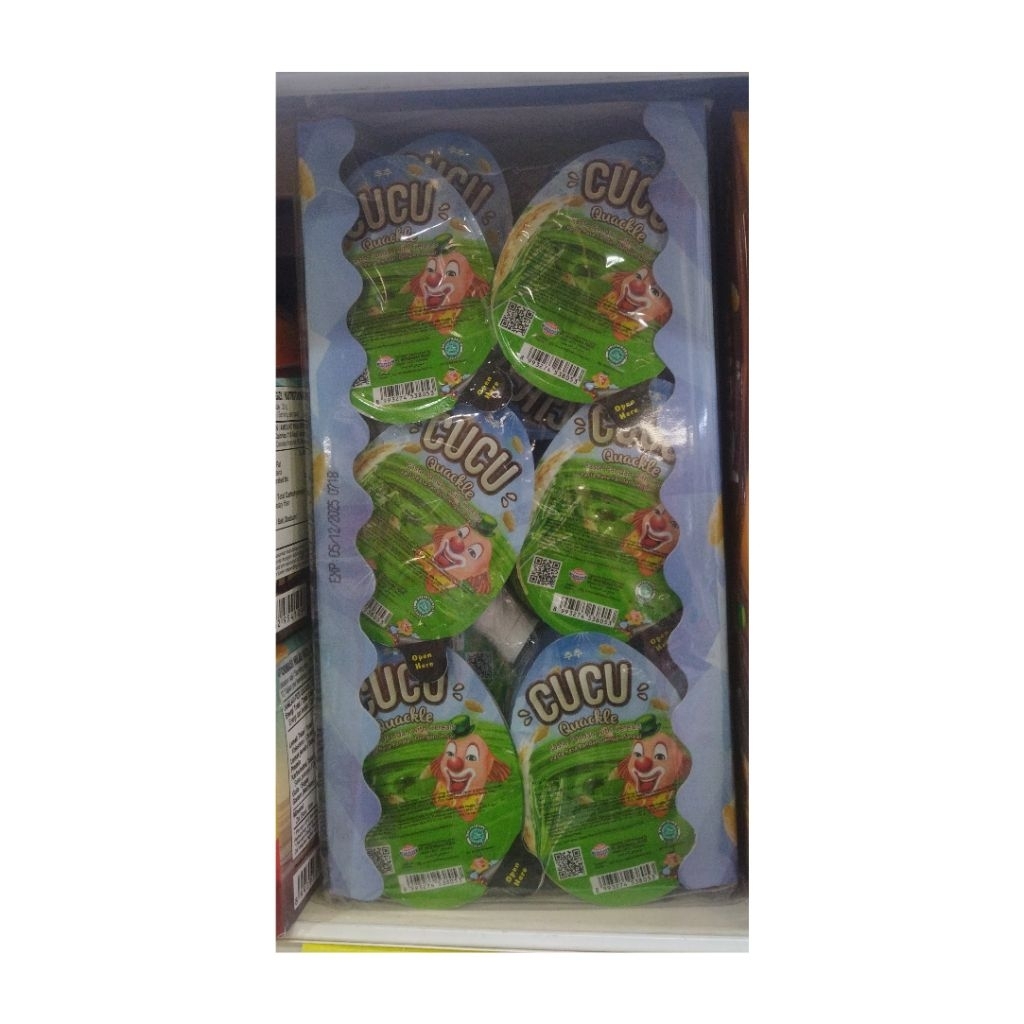 

CUCU QUACKLE RICE CRISPY PANDAN ISI 2 PAK (1 PAK ISI 24 PCS)