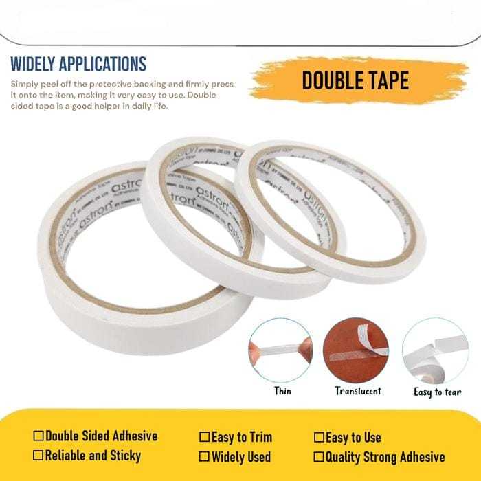 

Double Tape 1/4 Inch (6mm) / Double Tip 1/4" (6 mm) Astron