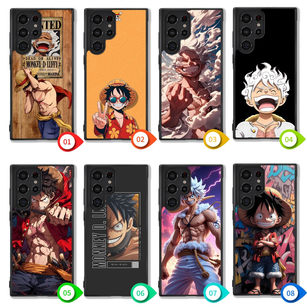 Case Samsung Galaxy S25 S24 S23 S22 S21 S20 Note 20 10 Ultra Plus FE Edge Luffy One Piece IC0050