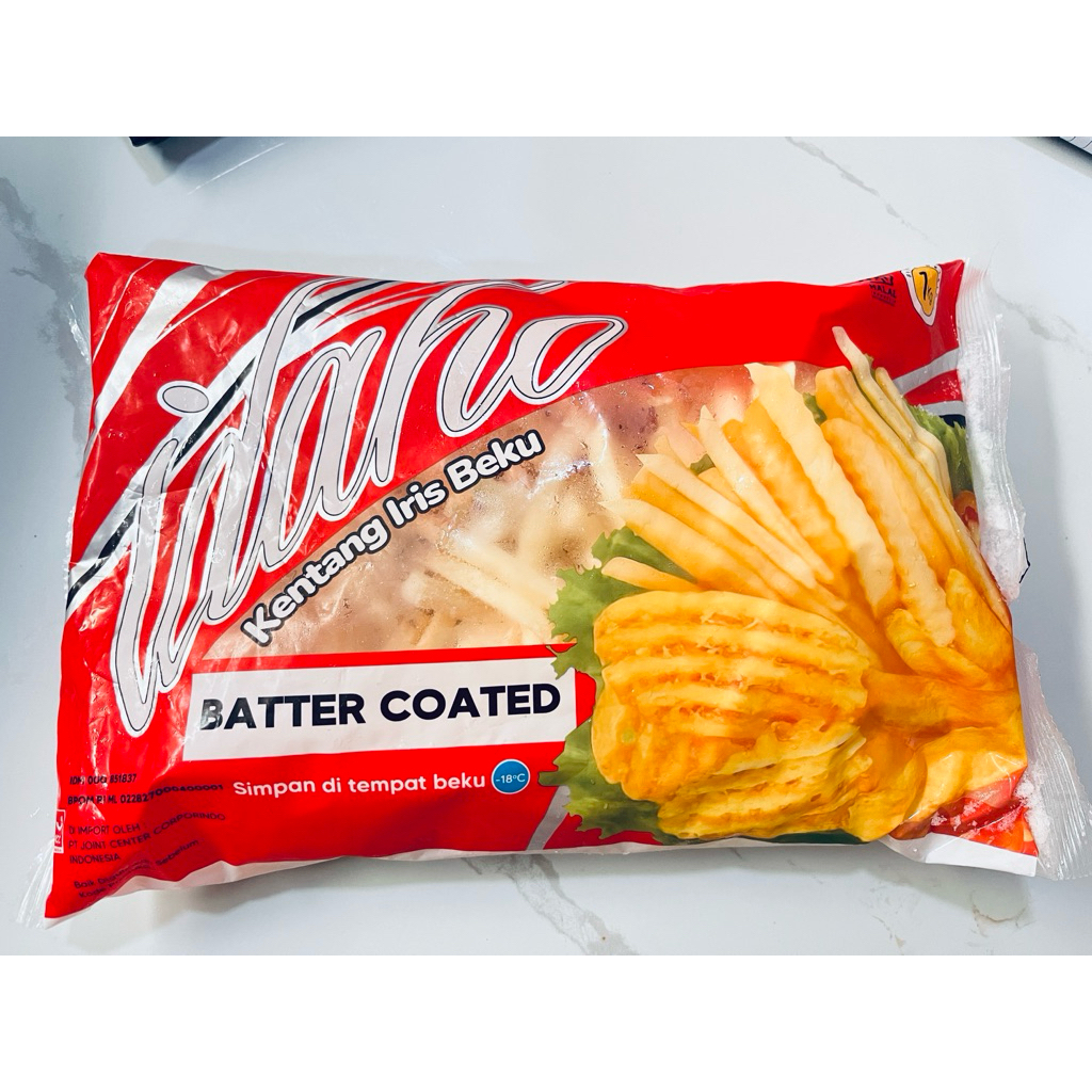 

Kentang goreng IDAHO batter coated kentang iris beku 1 kg