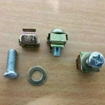 Bolt and Nut M6 / Cage Nut M6 Screw