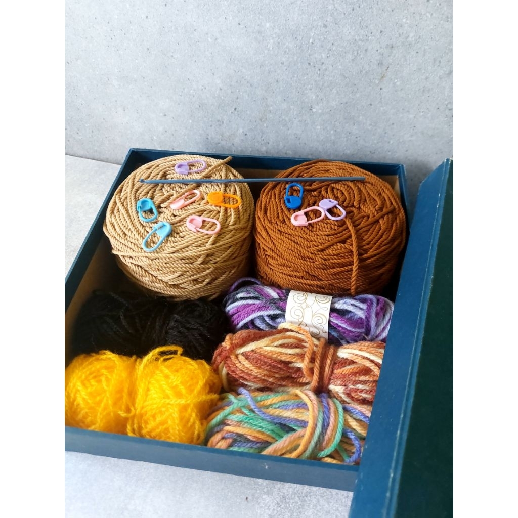 Paket Rajut - Benang rajut - benang polyester