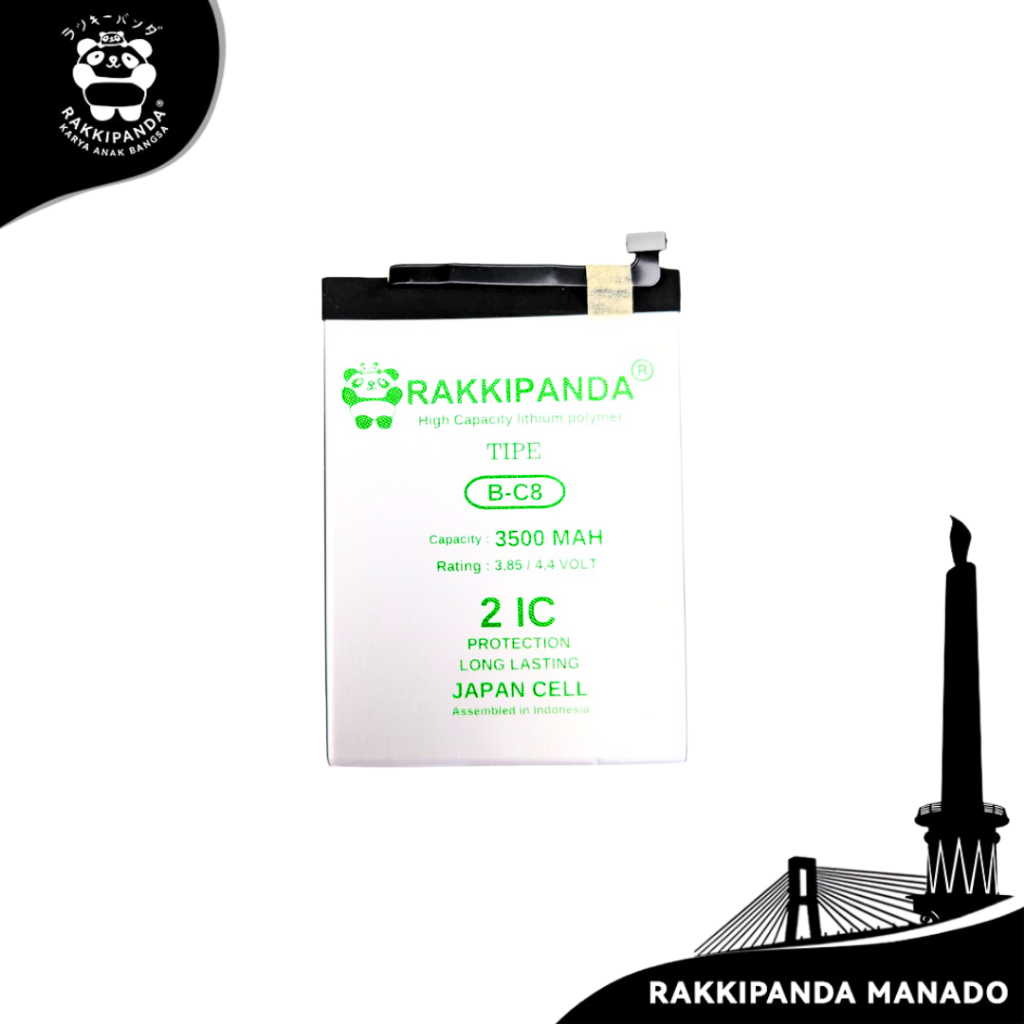 RakkiPanda Baterai HP B-C8 Vivo Y69 1714