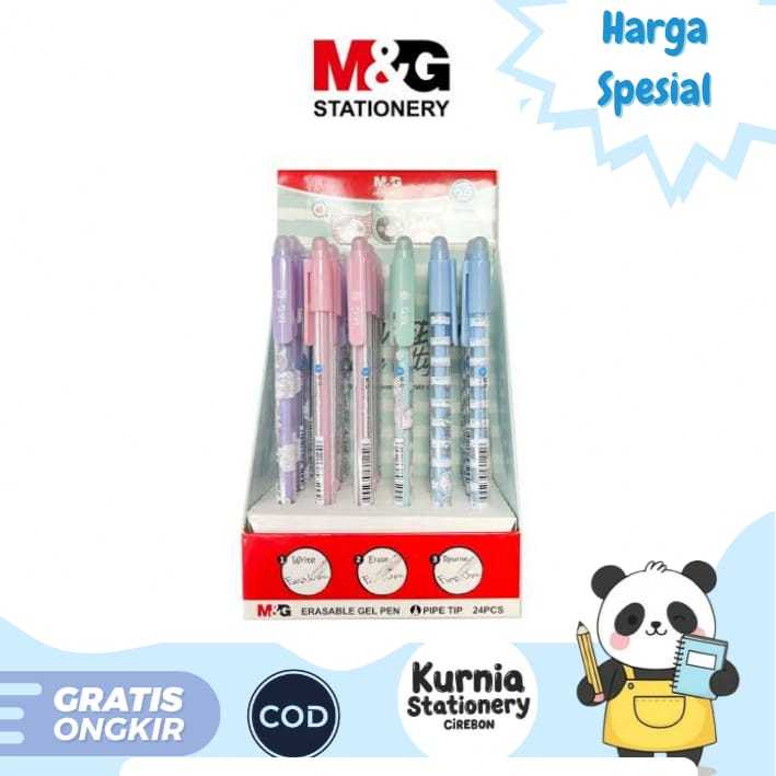 

M&G Gel pen So Many Cats Erasable/Dapat Dihapus 0.5mm AKP6572 (satuan)