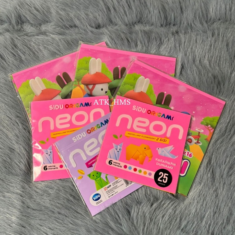 

Kertas Origami Neo SIDU 2 sisi / Origami Bolak Balik
