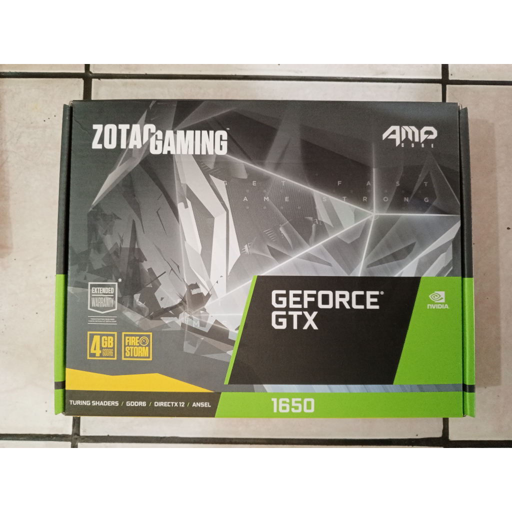 VGA Card GEFORCE GTX 1650 4GB ZOTAC GAMING