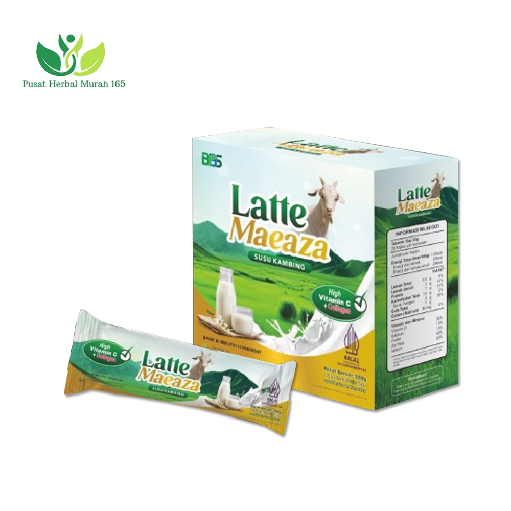

Latte Maeaza isi 10 sachet - Susu Kambing Bubuk Kaya Nutrisi Vitamin C & Kolagen