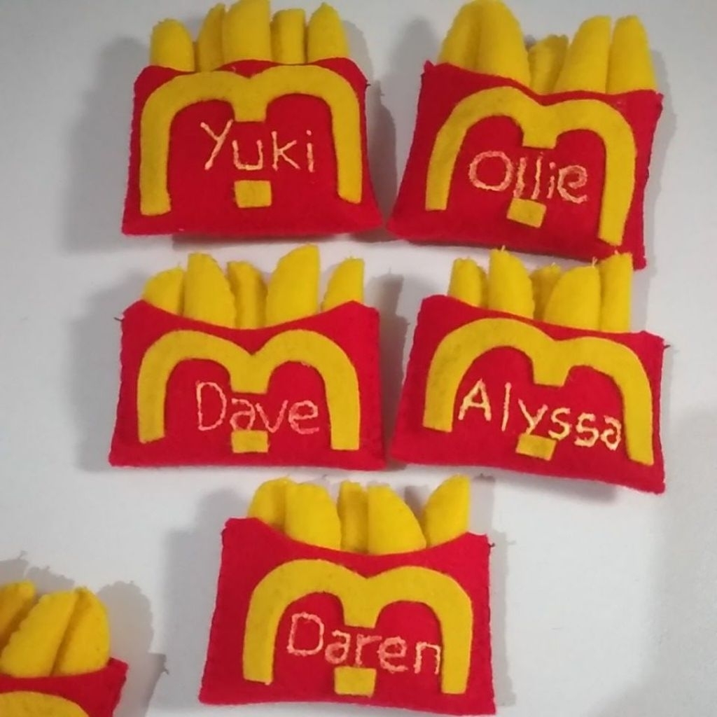 

kentang goreng mini custom nama