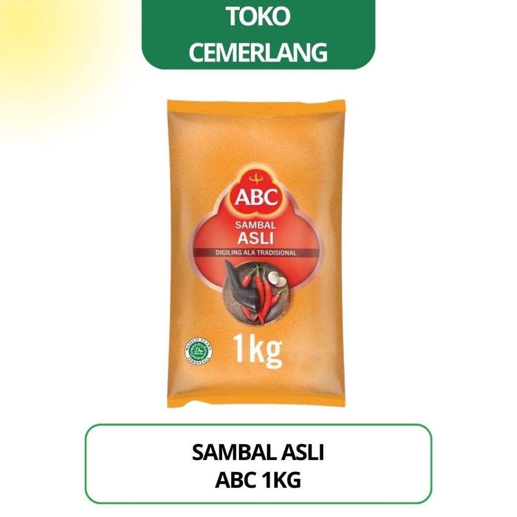 

Saus Sambal Asli ABC 1 kg