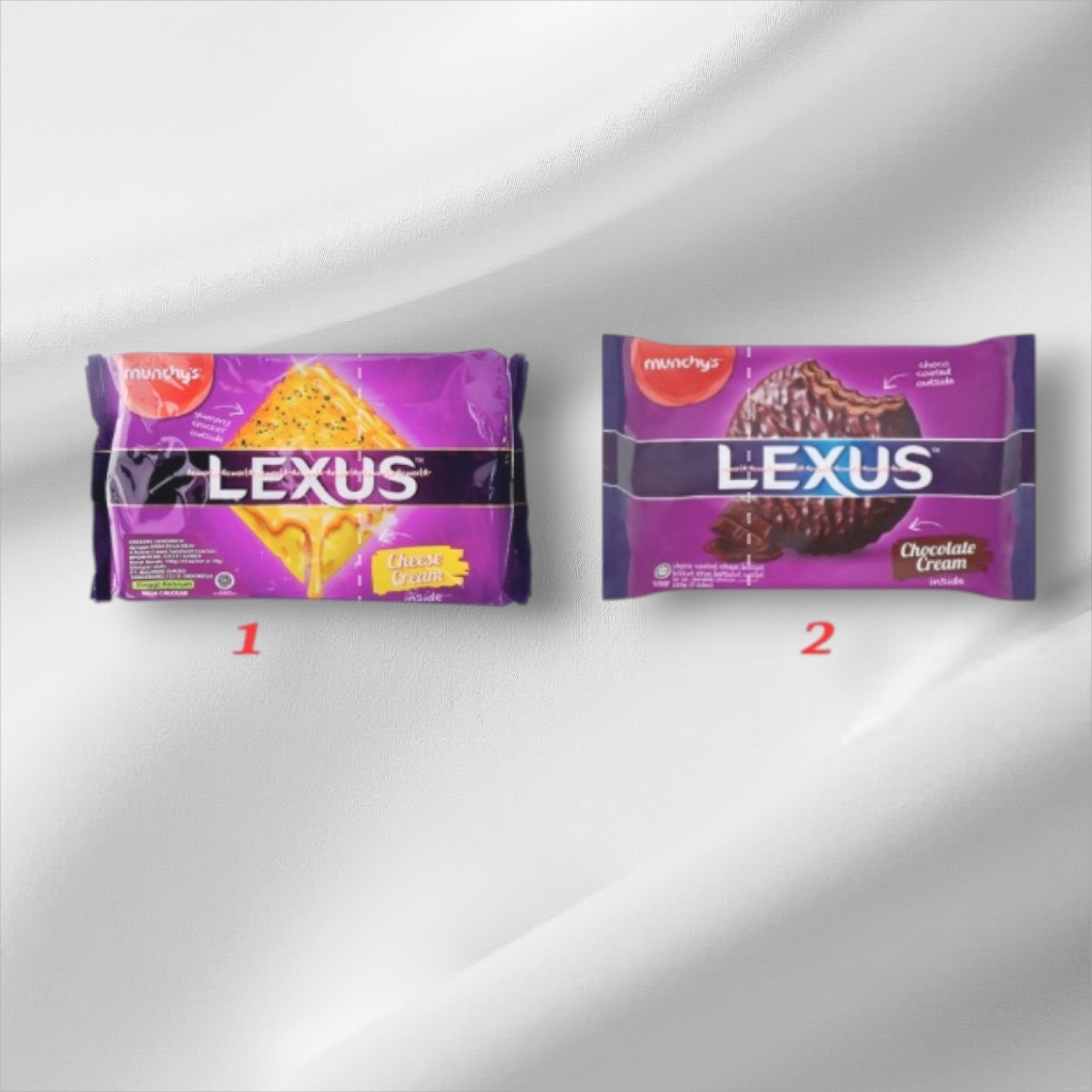 

Lexus 10pcs Chocolate Cheese Cream Munchys 10pcs Biskuit Krim Cokelat Keju Coklat Leksus Lex Sus