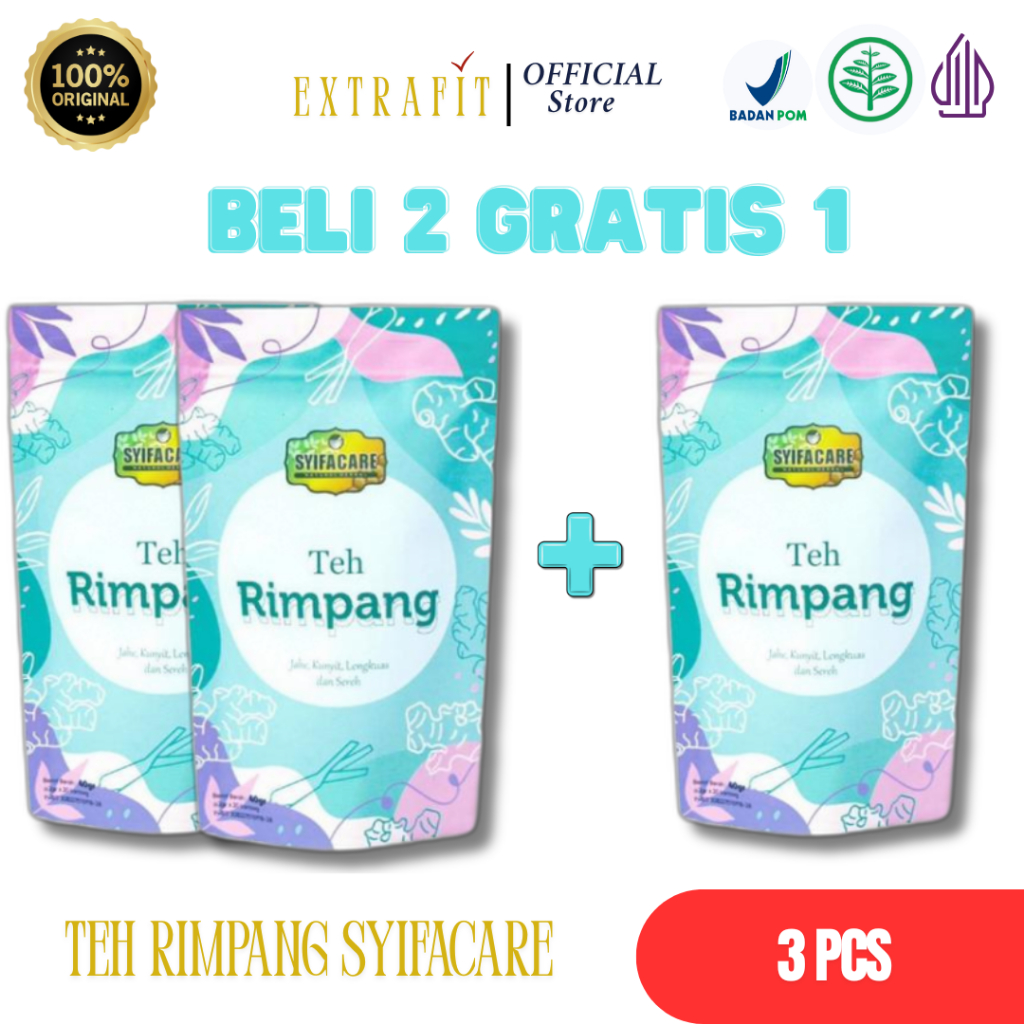 

Teh Rimpang Syifacare Paket 3 Pcs Asli Original BPOM for Diet | Teh Celup Pelangsing