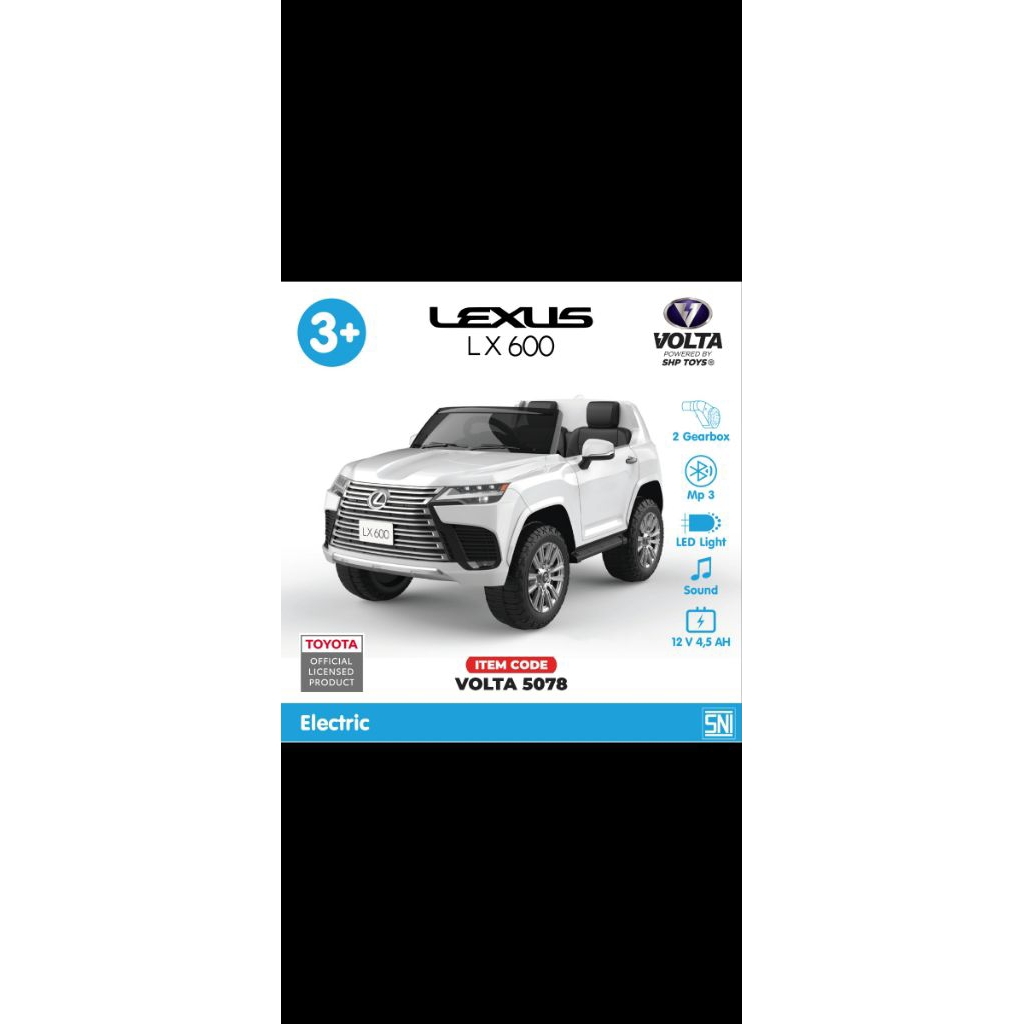 Volta Lexus 5078 Mainan Mobil aki anak