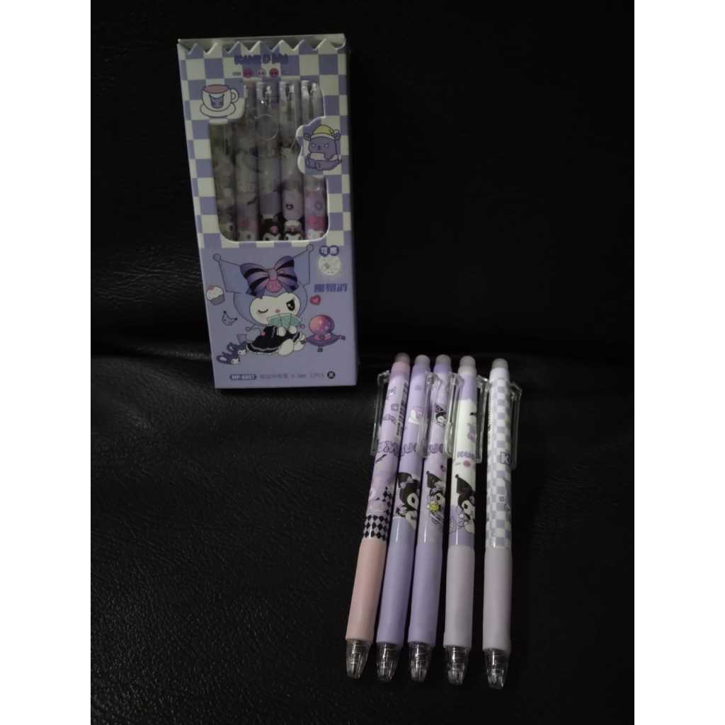 

Erasable Gel Pen / Pulpen Hapus Gel Mekanik Karakter Kartun / Cetek" 0.5mm 12 Pcs (1 Lusin)