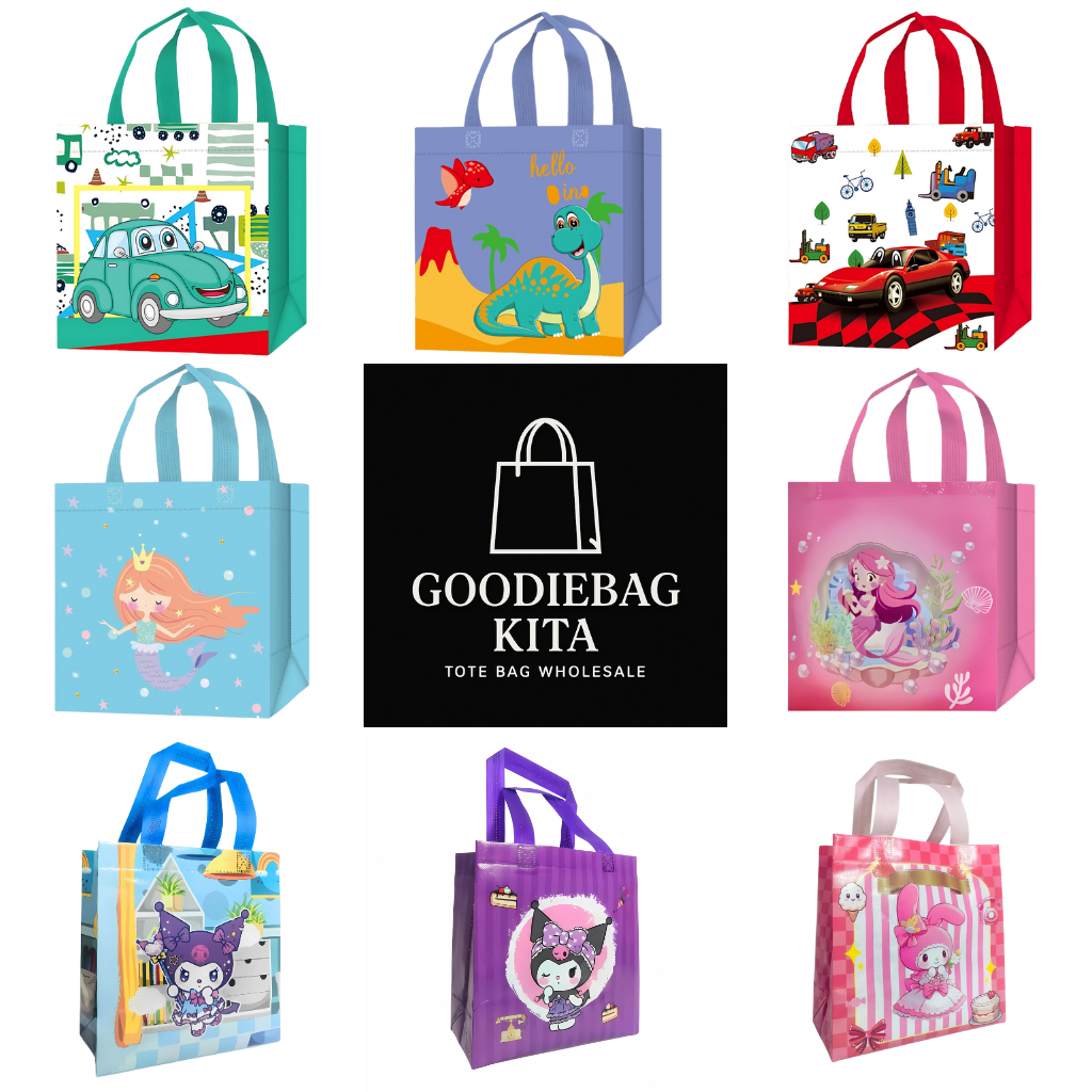 

Tas Ulang Tas Bekal Tahun Anak / Goodie Bag Ulang Tahun Anak/Termurah