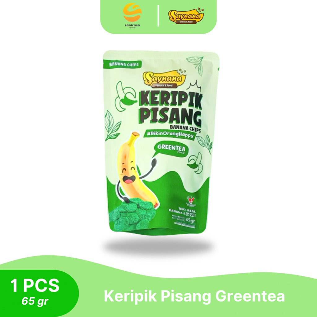 

Saynana Snack & Food Keripik Pisang Greentea