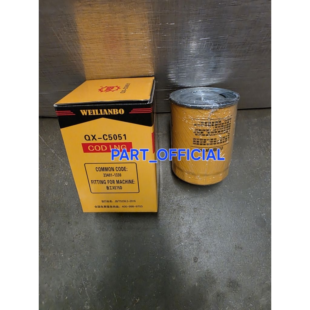 filter solar excavator kubota type QX- C5051 cocok buat SANY-55U - XCMG-75GA