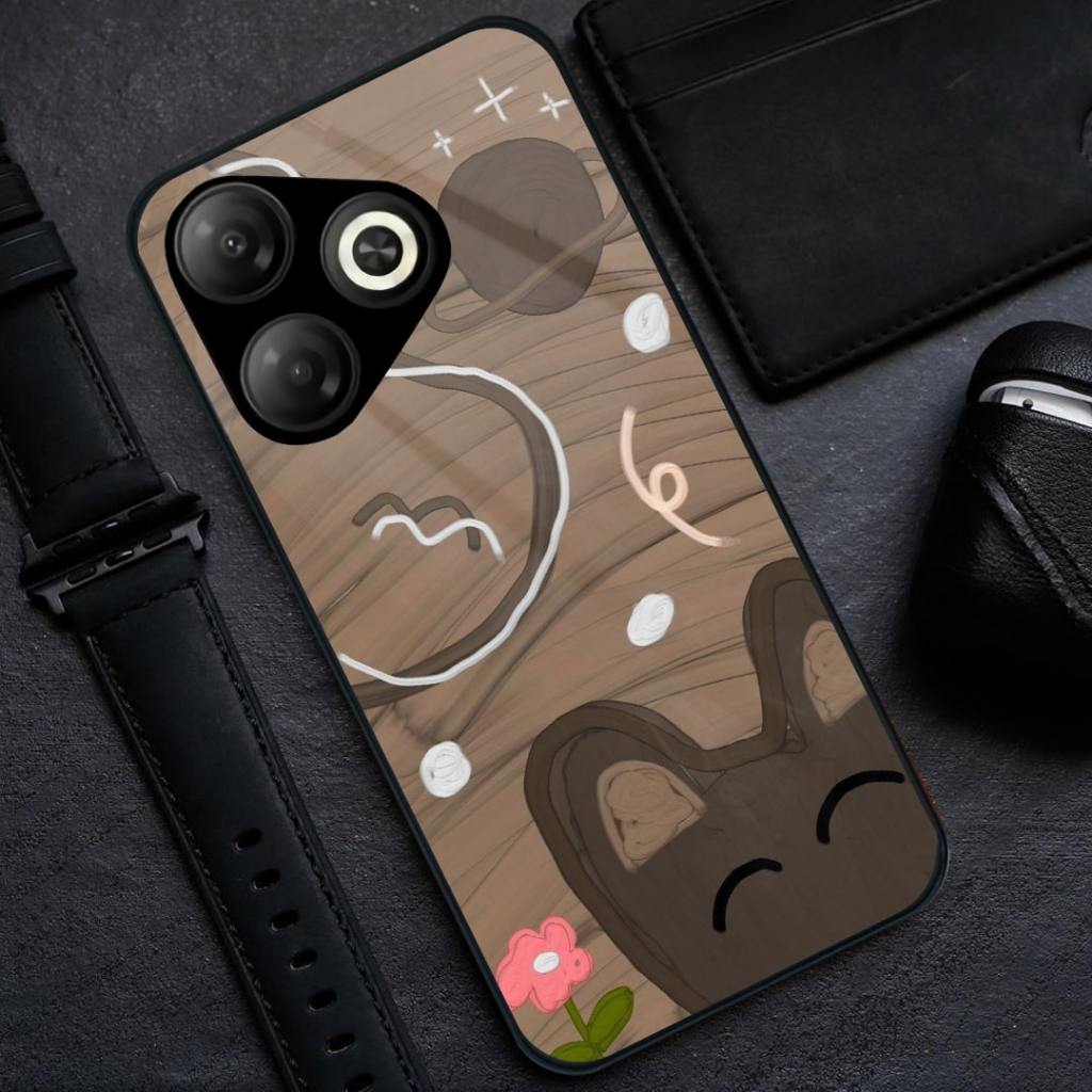 Softcase Glass Kaca Infinix Smart 10 HD [BSG-34] - Casing Hp Infinix Smart 10 HD  - Softcase   Infin