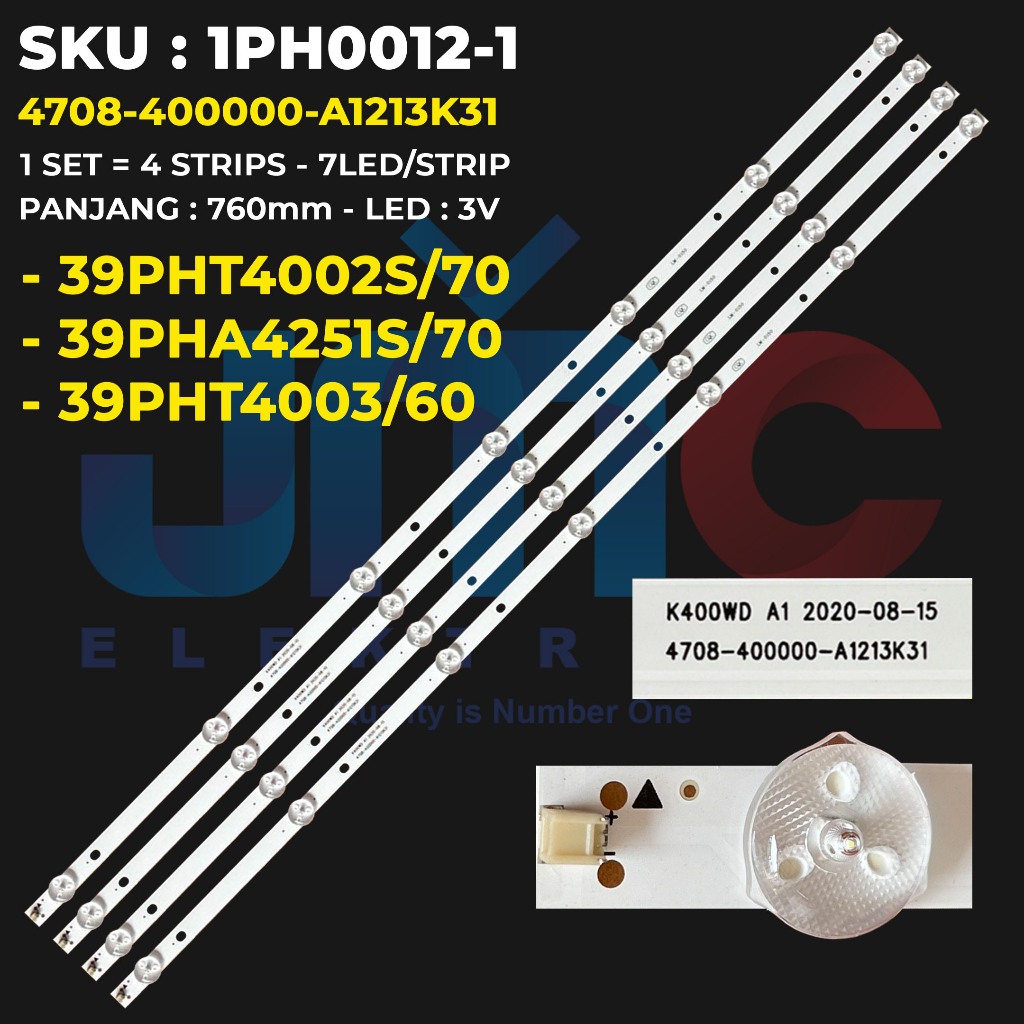 Backlight TV PHILIPS 39 Inch 39PHT4002S/70 39PHA4251S/70  39PHT4003/60 39PHA4251S 39PHT4002S  39PHT4