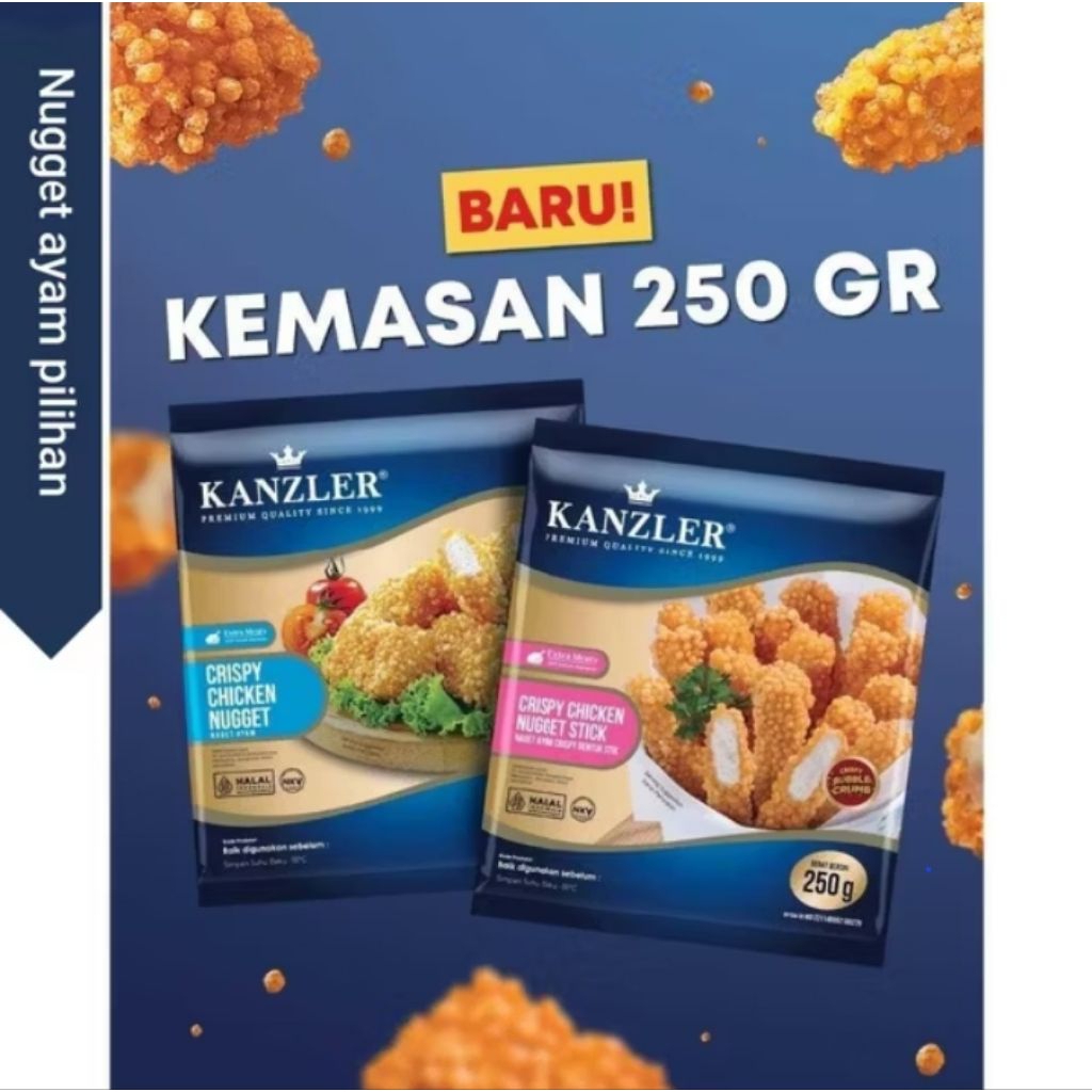 

Nugget kanzler crispy chicken 250 gr