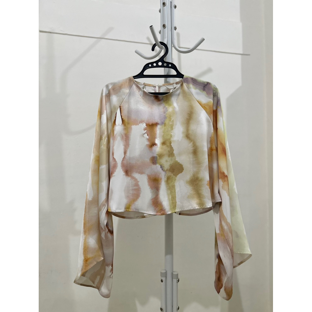 crop tie dye H&M