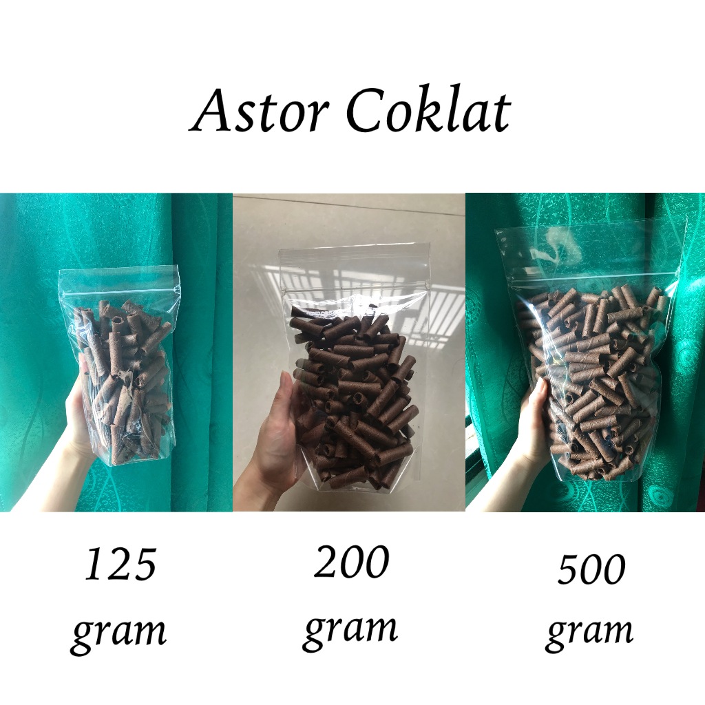 

ASTOR 125 GR COKELAT - OREO - PANDAN - STRAWBERRY